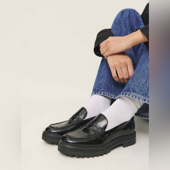 Reformation Shoes - Reformation Agathea loafers - black